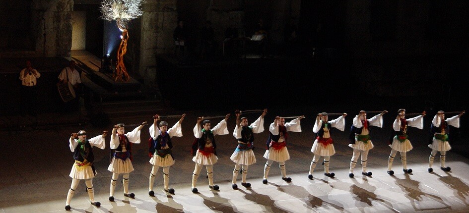 Greek Traditional Dancers - Foustaneles Hospitality Stories